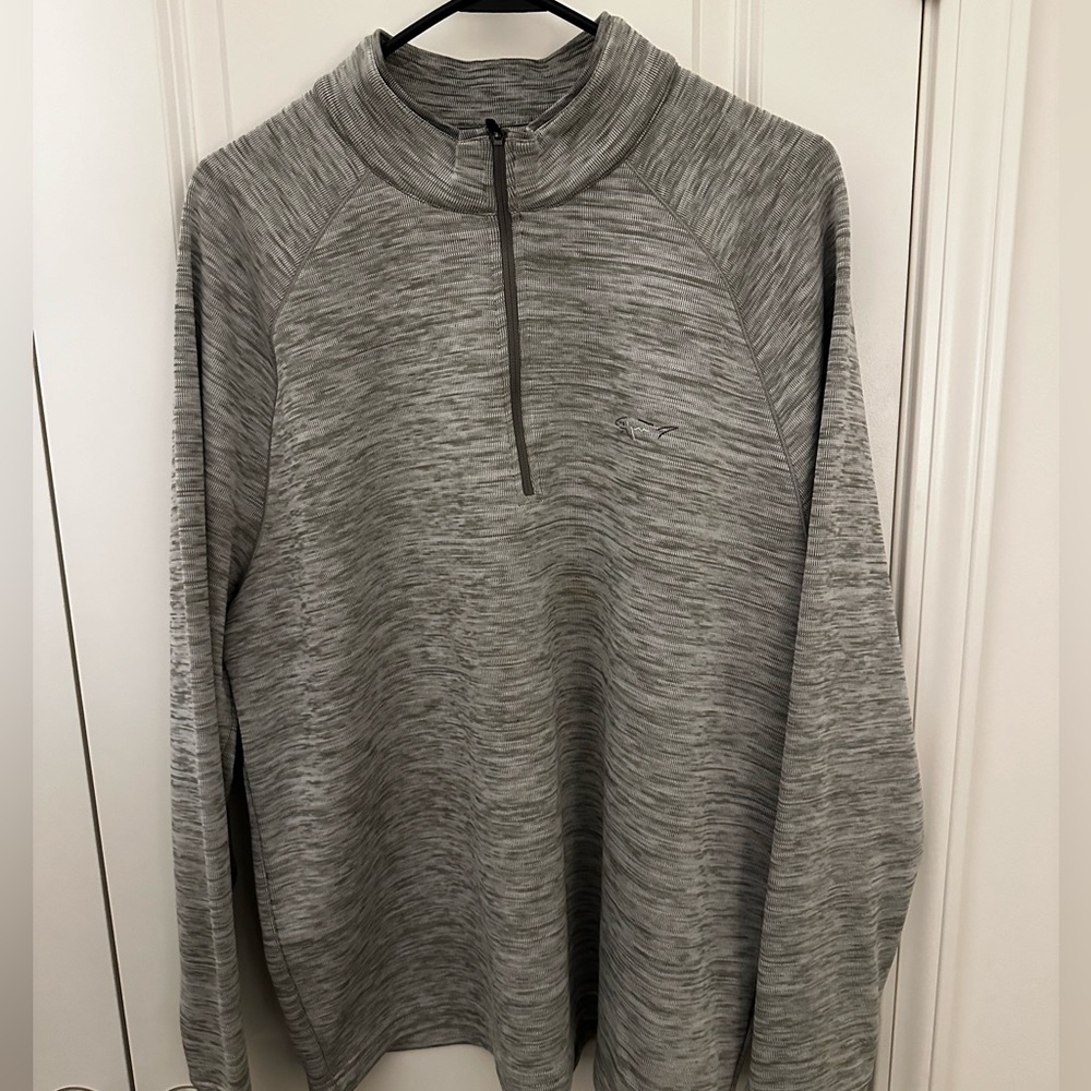 Greg Norman Heather Grey Large 1/4 Zip